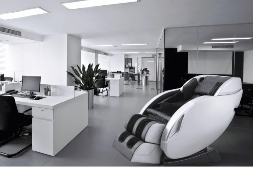 Massaažitool kontoris töötajate puhkealas – sobiv lahendus ettevõttesse