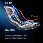 Nakahamo Classic Energy SL-track massaažitooli mehhanism 167 cm liikumisteega